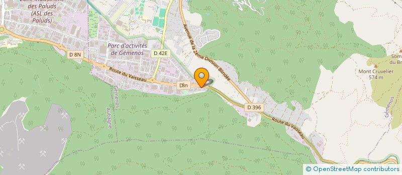 localisation de l'entreprise SCI FLIP  GEMENOS