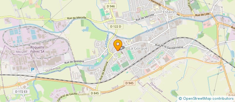 localisation de l'entreprise SCI FLIPO à LA GORGUE
