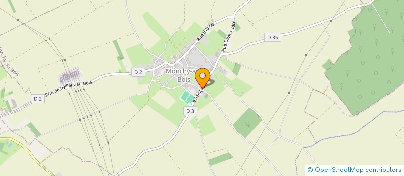 localisation de l'entreprise SCI FLIPPE  MONCHY-AU-BOIS