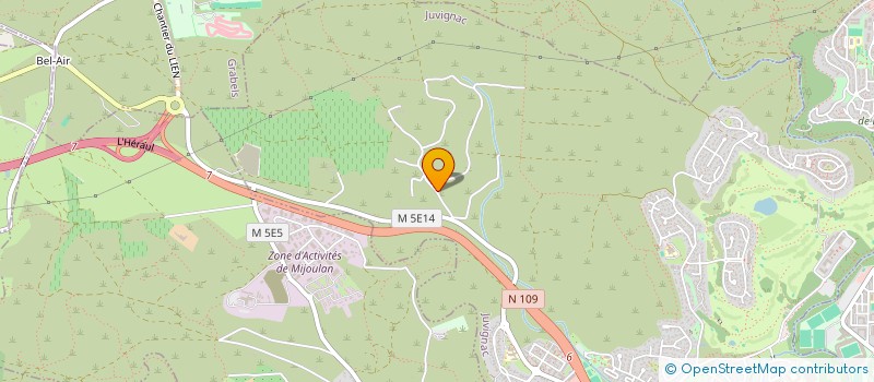 localisation de l'entreprise SCI FLIPPER INVEST  JUVIGNAC