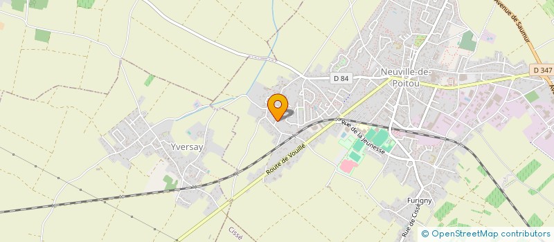 localisation de l'entreprise SCI FLISAL  NEUVILLE-DE-POITOU