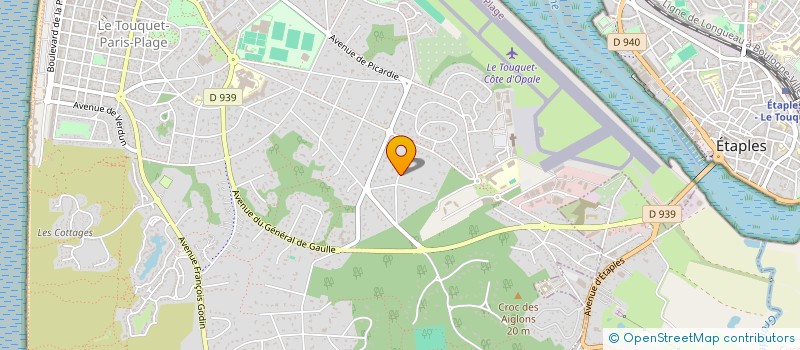 localisation de l'entreprise SCI FLITZ'S BUILDING à LE TOUQUET-PARIS-PLAGE