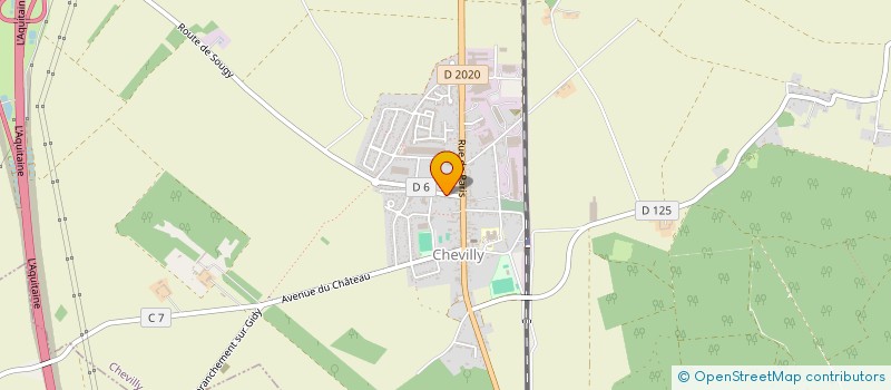 localisation de l'entreprise SCI FLJD à CHEVILLY