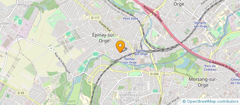 localisation de l'entreprise SCI FLM  EPINAY-SUR-ORGE