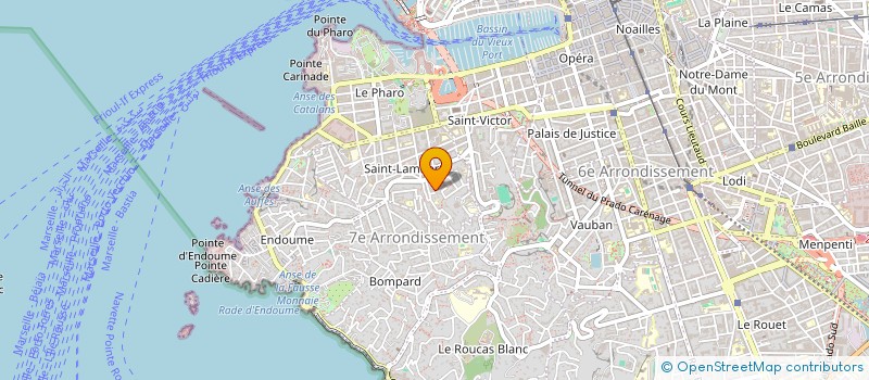 localisation de l'entreprise SCI FLM à MARSEILLE 7EME