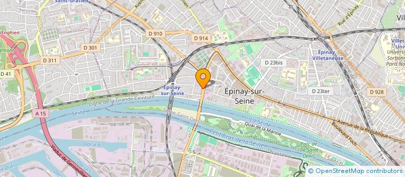 localisation de l'entreprise SCI FLM à EPINAY SUR SEINE