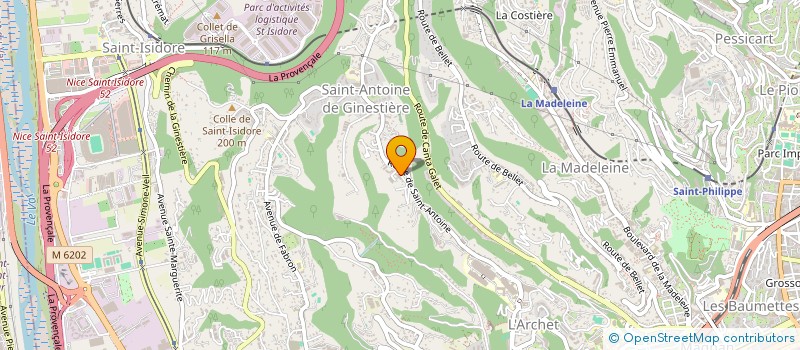 localisation de l'entreprise SCI FLO à NICE