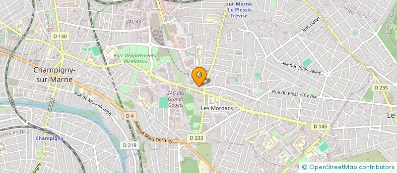 localisation de l'entreprise SCI FLO  CHAMPIGNY-SUR-MARNE