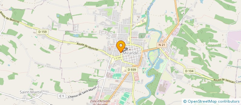 localisation de l'entreprise SCI FLO  MIRANDE
