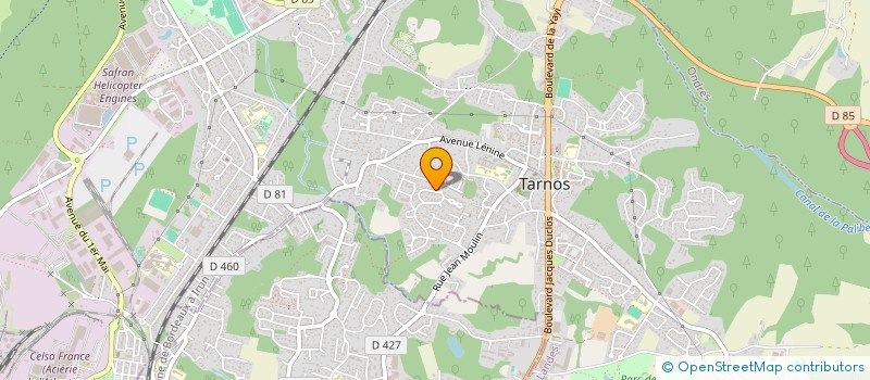 localisation de l'entreprise SCI FLO à TARNOS