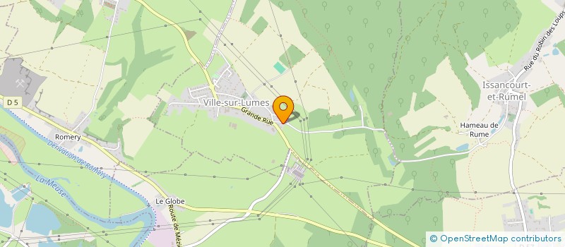 localisation de l'entreprise SCI FLO  VILLE-SUR-LUMES