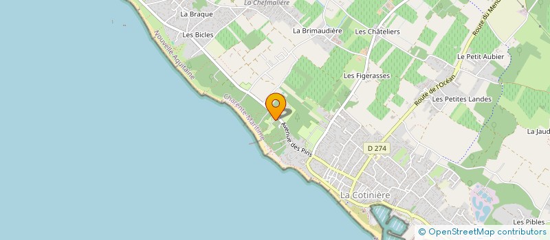 localisation de l'entreprise SCI FLO  SAINT-PIERRE-D'OLERON