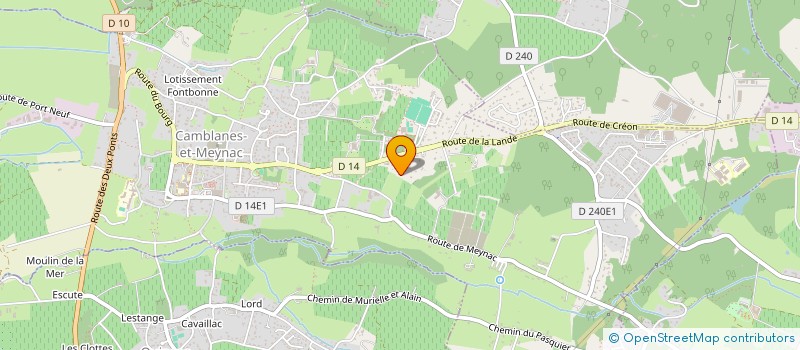 localisation de l'entreprise SCI FLO  CAMBLANES-ET-MEYNAC