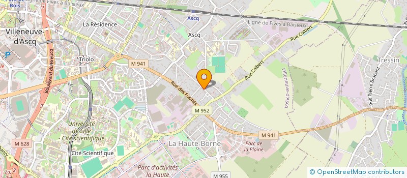 localisation de l'entreprise SCI FLO ET JO à VILLENEUVE-D'ASCQ