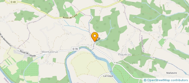 localisation de l'entreprise SCI FLO-NPG  MONTASTRUC