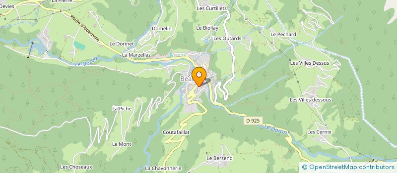 localisation de l'entreprise SCI FLO&SO  BEAUFORT