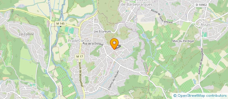 localisation de l'entreprise SCI FLOA  PRADES-LE-LEZ