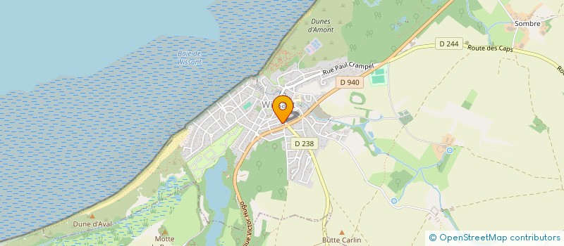 localisation de l'entreprise SCI FLOBART  WISSANT