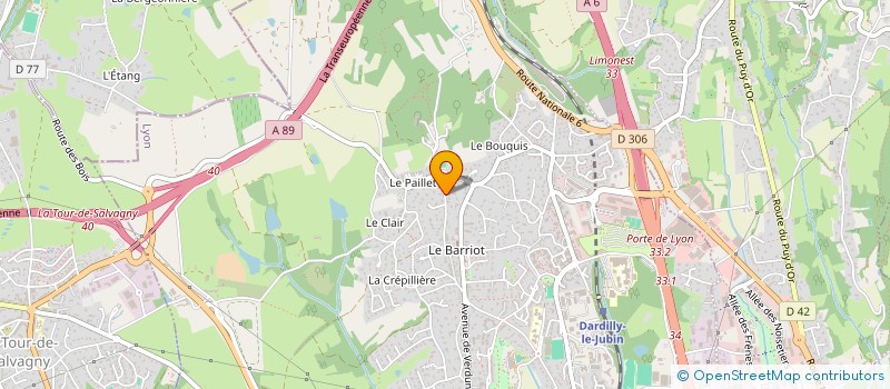 localisation de l'entreprise SCI FLOBER  DARDILLY