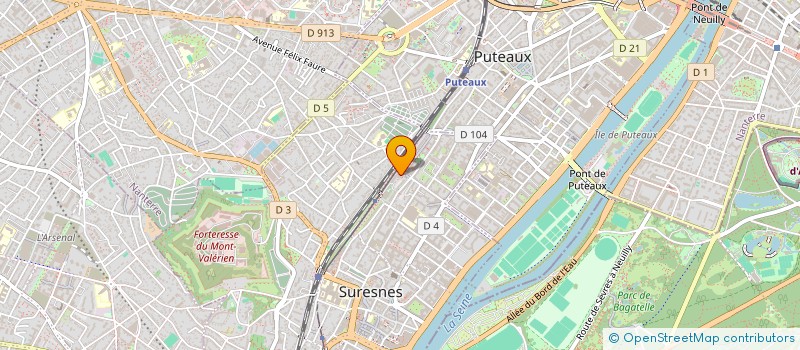 localisation de l'entreprise SCI FLOBERT à SURESNES