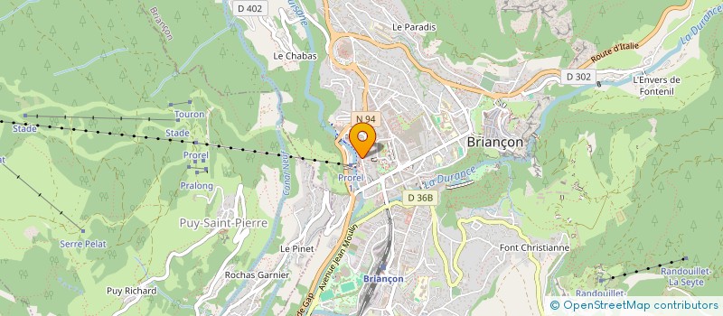 localisation de l'entreprise SCI FLOBO à BRIANCON