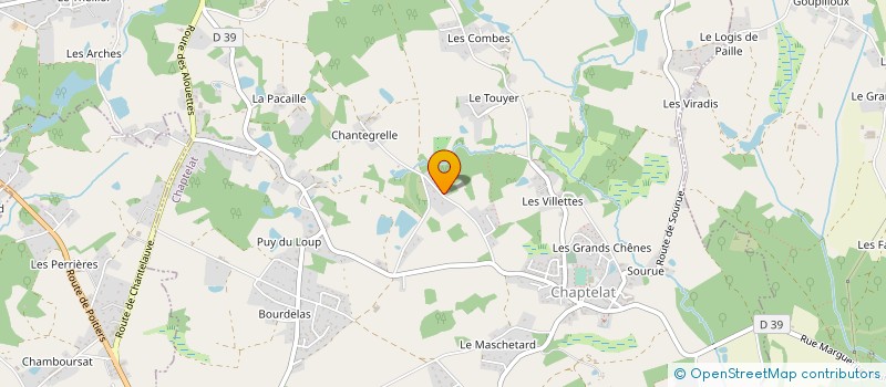 localisation de l'entreprise SCI FLOC à CHAPTELAT