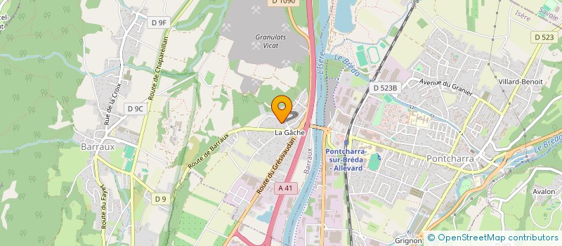 localisation de l'entreprise SCI FLOCASY  BARRAUX