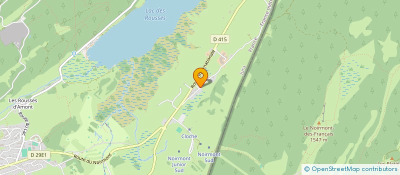 localisation de l'entreprise SCI FLOCAT  LES ROUSSES