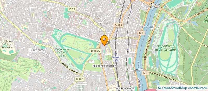 localisation de l'entreprise SCI FLOCATER à SAINT-CLOUD