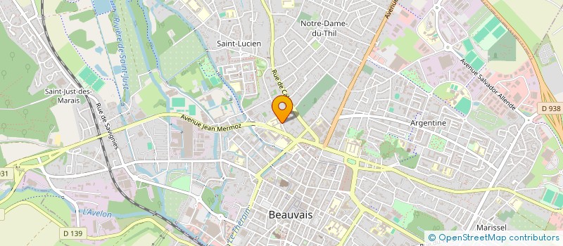 localisation de l'entreprise SCI FLOCAVIA  BEAUVAIS