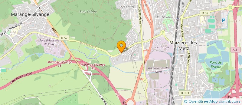 localisation de l'entreprise SCI FLOCC  MAIZIERES-LES-METZ