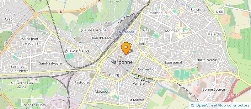 localisation de l'entreprise SCI FLOCEAN à NARBONNE