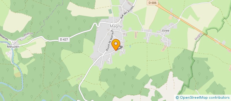 localisation de l'entreprise SCI FLOCEART IMMO à MAGNY