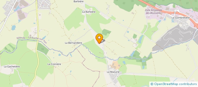 localisation de l'entreprise SCI FLOCEFA  AIZENAY