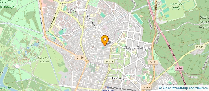 localisation de l'entreprise SCI FLOCO  LE CHESNAY-ROCQUENCOURT