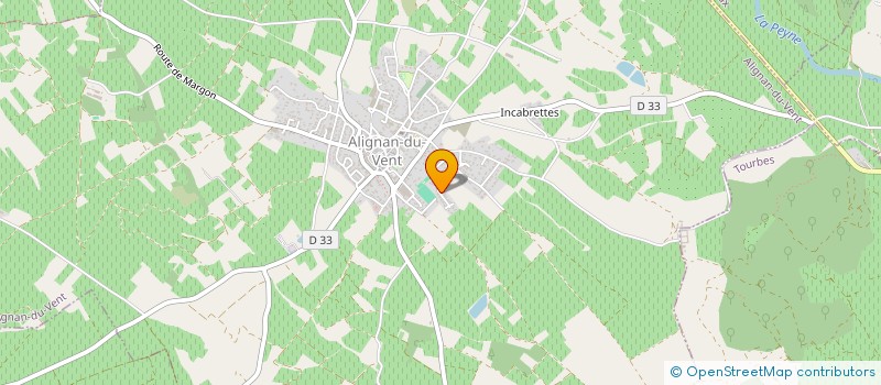 localisation de l'entreprise SCI FLOCOPAT  ALIGNAN-DU-VENT