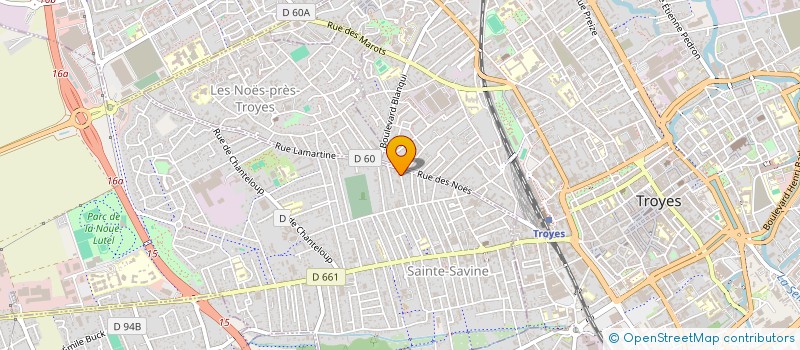 localisation de l'entreprise SCI FLODA  SAINTE-SAVINE