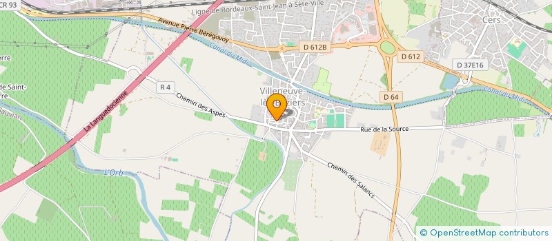 localisation de l'entreprise SCI FLODI  VILLENEUVE-LES-BEZIERS