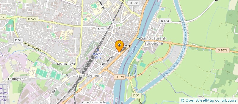 localisation de l'entreprise SCI FLODINE  MACON