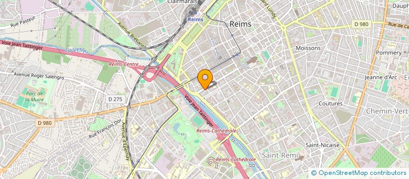 localisation de l'entreprise SCI FLODOART  REIMS