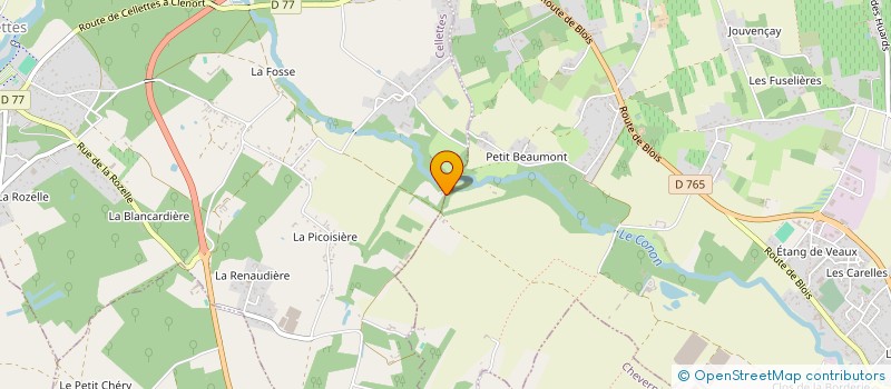 localisation de l'entreprise SCI FLODOEQ à CELLETTES