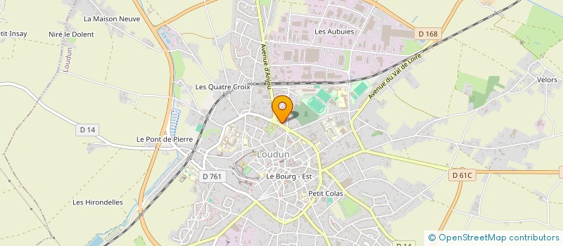 localisation de l'entreprise SCI FLODOR  LOUDUN