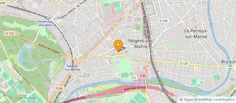 localisation de l'entreprise SCI FLODU  NOGENT-SUR-MARNE