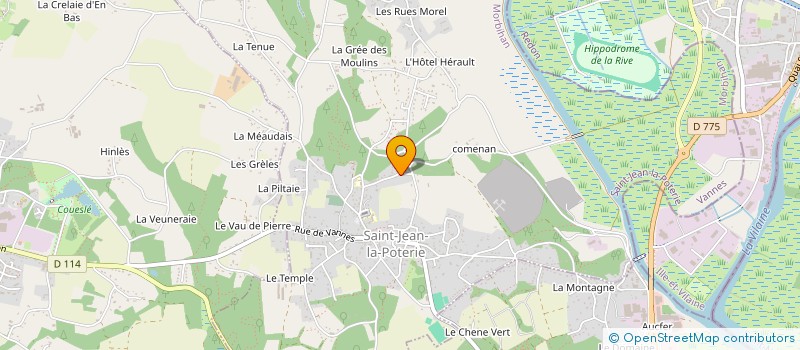 localisation de l'entreprise SCI FLOELIA  SAINT-JEAN-LA-POTERIE