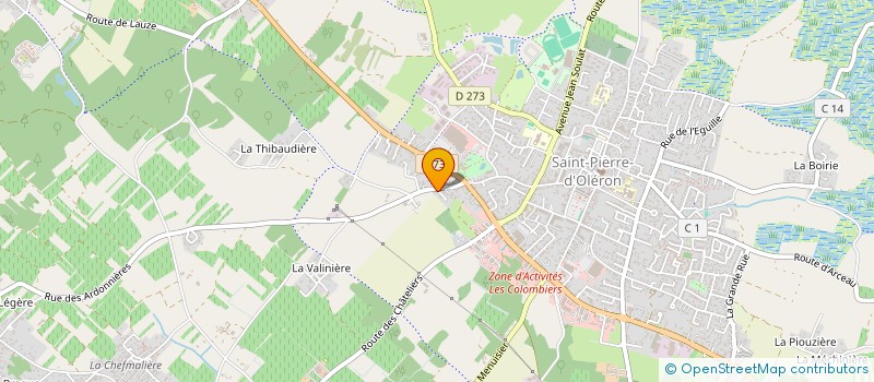 localisation de l'entreprise SCI FLOELO  SAINT-PIERRE-D'OLERON