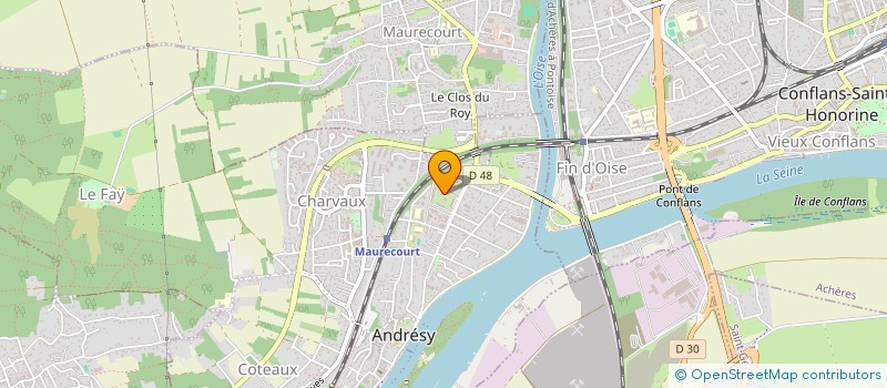 localisation de l'entreprise SCI FLOGAB  ANDRESY