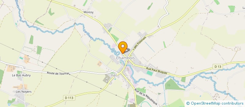 localisation de l'entreprise SCI FLOGAJU à TOURNAI-SUR-DIVE