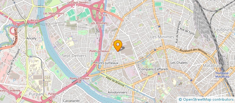 localisation de l'entreprise SCI FLOGI  TOULOUSE