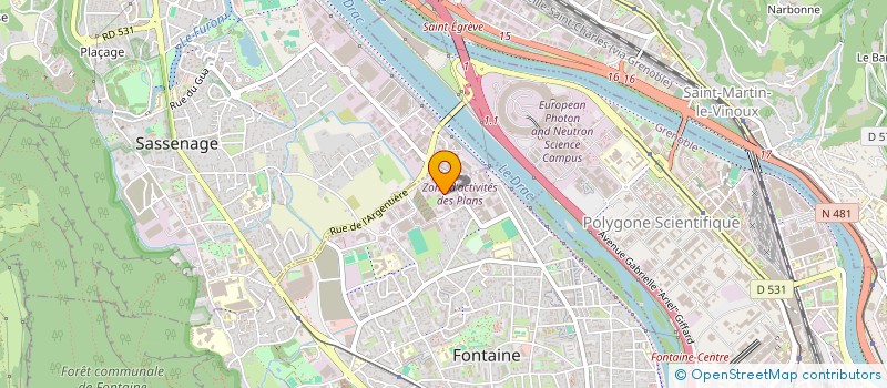 localisation de l'entreprise SCI FLOGRID  FONTAINE