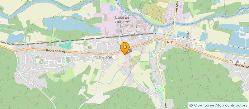 localisation de l'entreprise SCI FLOGUAD  TROSLY-BREUIL